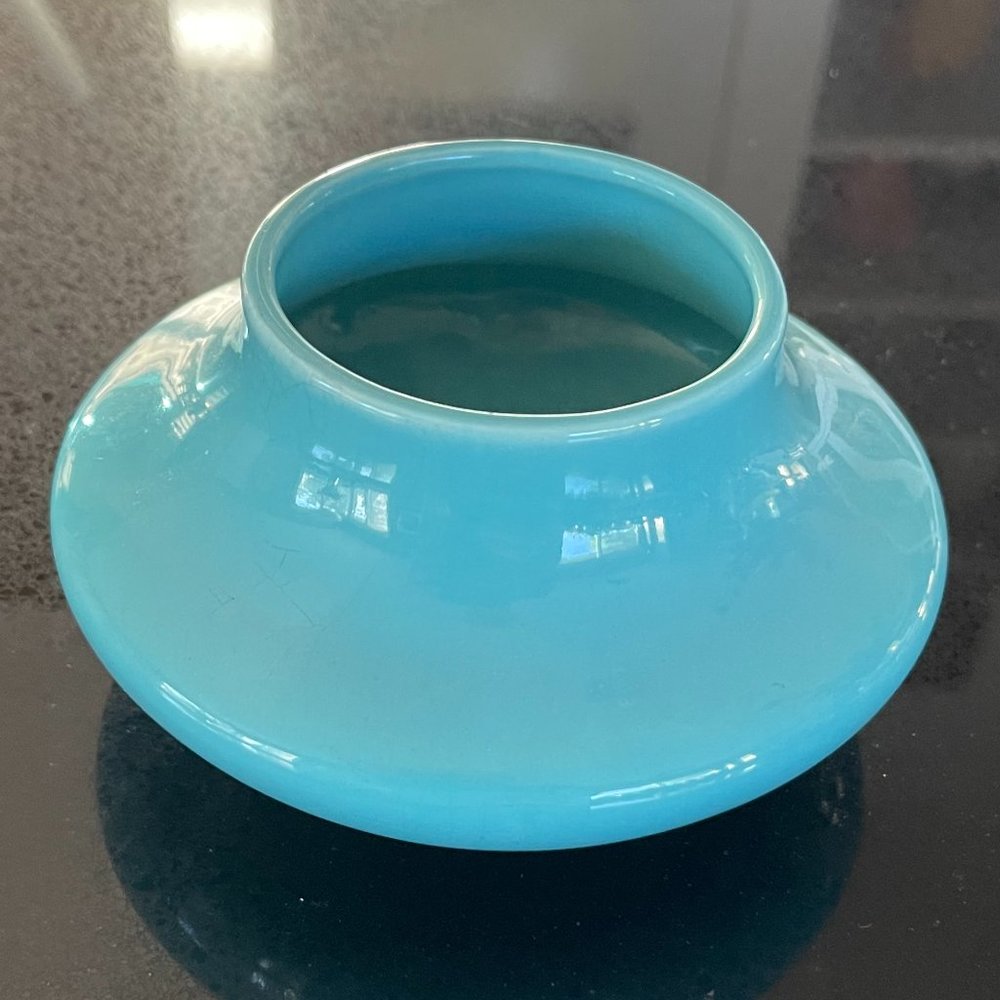 Vintage Aqua Blue Pottery 6" Vase West Coast Pottery